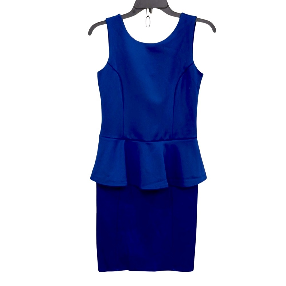 INC International Concepts V-Back Peplum Skirt Midi Dress NEW NWOT